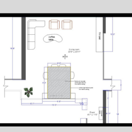 Furniture layout/floorplan (