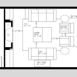 Home furniture layout/floorplan (1000 > 2000 sqft)